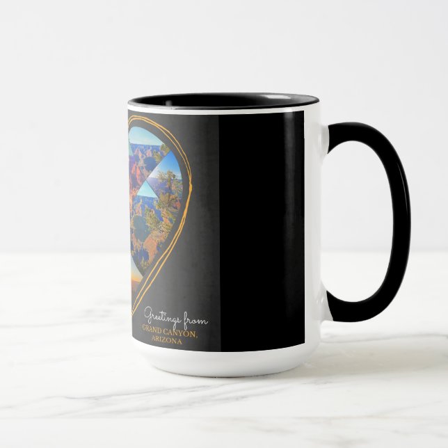 Salutations De Grand Canyon, Arizona ♥ Mug (Droite)