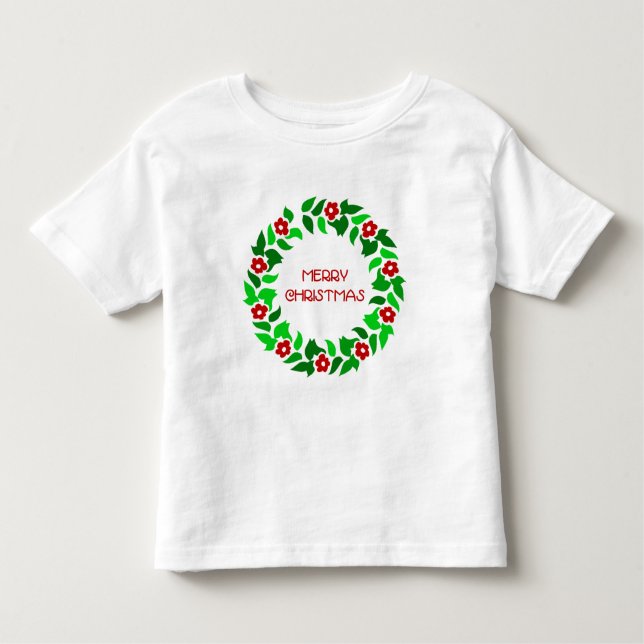 Salutations de guirlande - T-shirt d'enfant en bas (Devant)