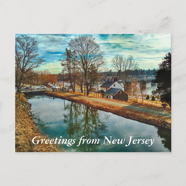 Salutations de la carte postale du New Jersey (Devant)