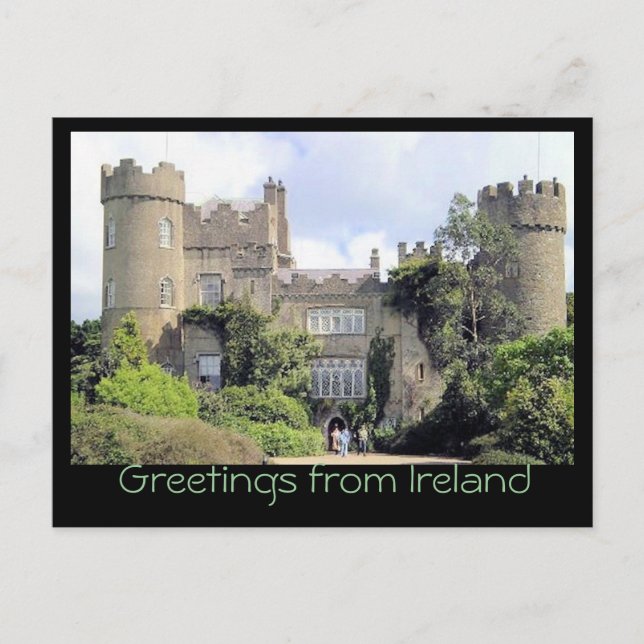 Salutations de la carte postale irlandaise (Devant)
