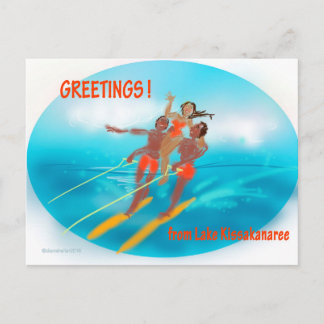 Salutations de la carte postale Kissakanaree