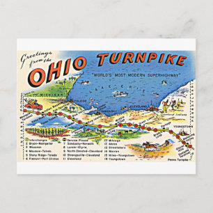 Salutations de la carte postale Ohio Turnpike