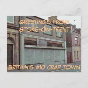 Salutations de la carte postale Stoke-On-Trent