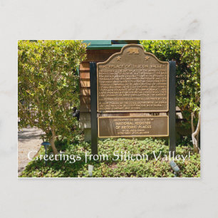 Salutations de la Silicon Valley ! Carte postale