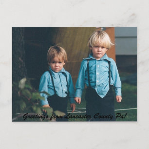 Salutations de Lancaster County Pa! Carte postale