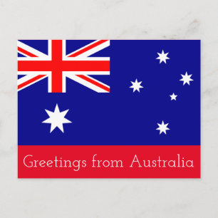 Salutations de l'Australie — carte postale