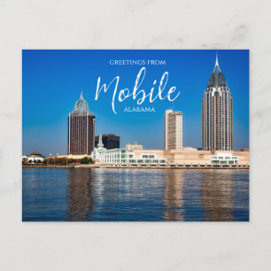 Salutations de Mobile Alabama Carte postale