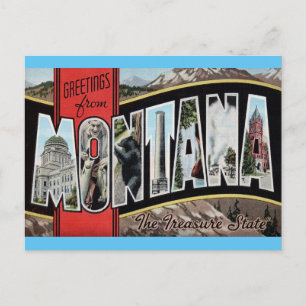 Salutations de Montana Travel Carte postale