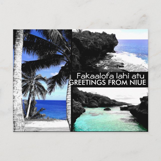 Salutations de Niue - Carte postale (Devant)
