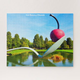Salutations de Noël Minnesota. Jigsaw Puzzle