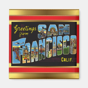Salutations de San Francisco Magnet