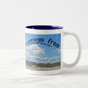 Salutations De Sunny New Jersey Shore Mug