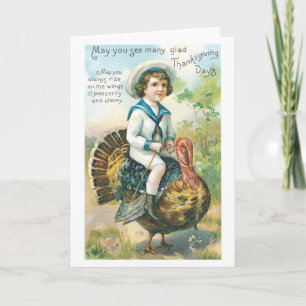 Salutations de thanksgiving - vieilles cartes de