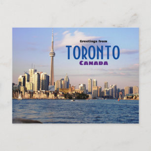Salutations de Toronto Canada Carte postale paysag