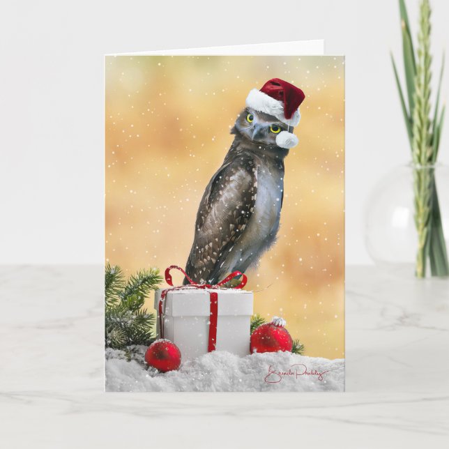 Salutations de vacances d'Oliver - Carte pliée 5x7 (Devant)