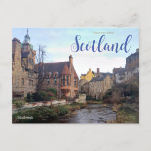 Salutations d'Écosse Carte postale d'Édimbourg