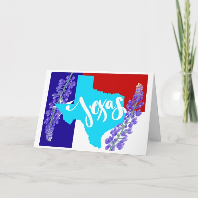 Salutations du Texas ! Carte de vœux (Devant)