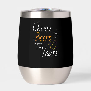 Salutations et bières 40e fête d'anniversaire Favo