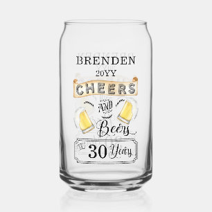 Salutations et bières à 30 ans Anniversaire