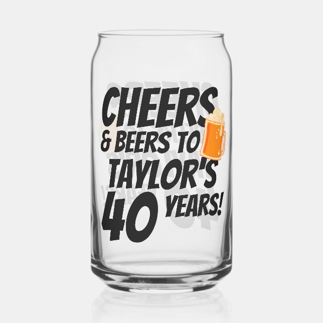 Salutations et bières Anniversaire personnalisé (Recto)