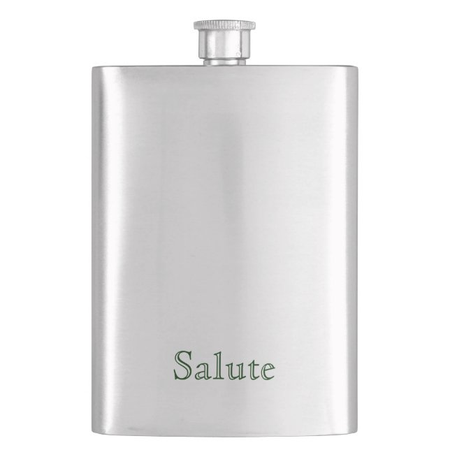 Salute Flachmann (Vorderseite)