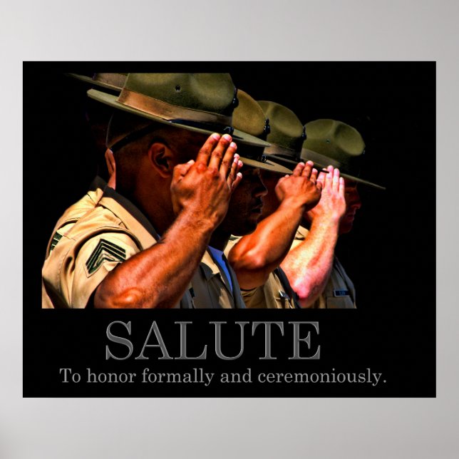 Salute Poster (Vorne)
