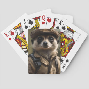Saluting Silvester the Meerkat: Eine Geschichte de Spielkarten