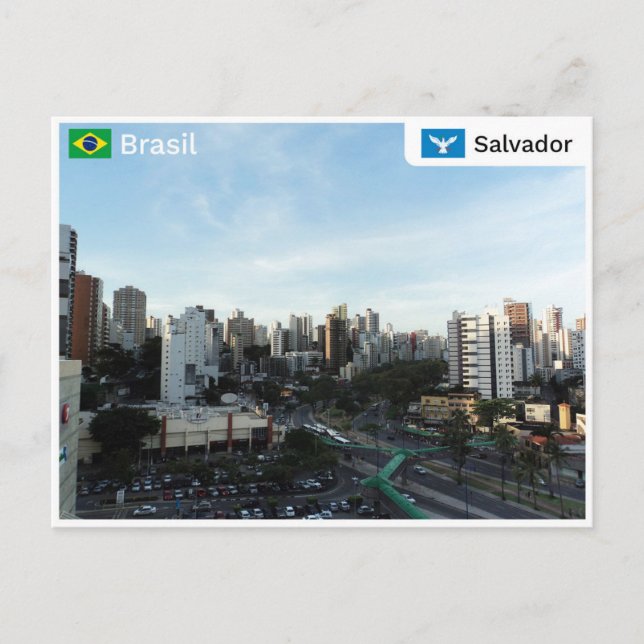 Salvador, Bahia, Brasilien Postkarte (Vorderseite)