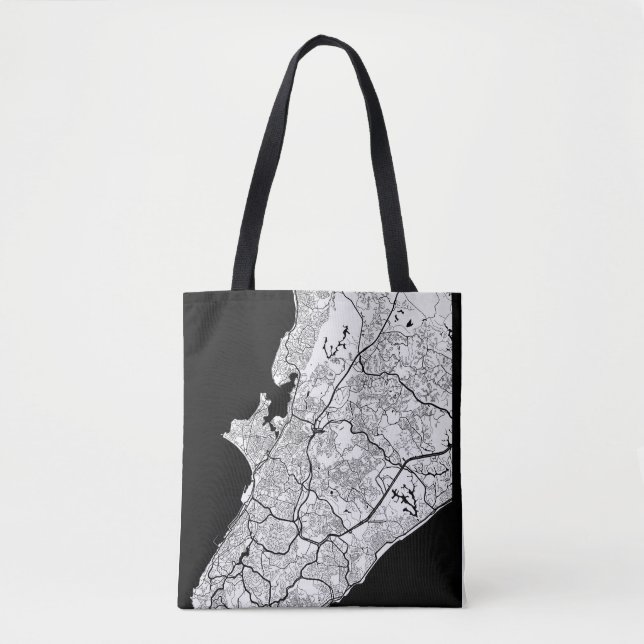 Salvador Brazil Map Tasche (Vorderseite)