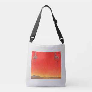 SALVADOR DALI CROSSBODY BAG BIOGRAPHIE TRAGETASCHEN MIT LANGEN TRÄGERN