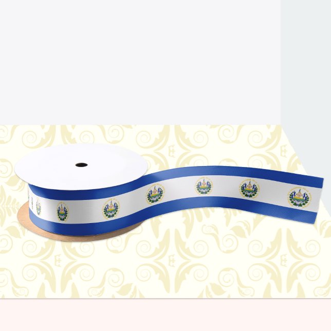 Salvador Flag Band, El Salvador Mode /sport Satinband (Von Creator hochgeladen)