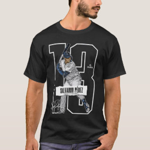 Salvador Perez Kansas City Baseballspieler MLBS T-Shirt