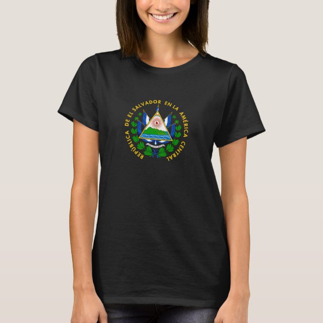Salvadorianisches Wappen T-Shirt (Vorderseite)