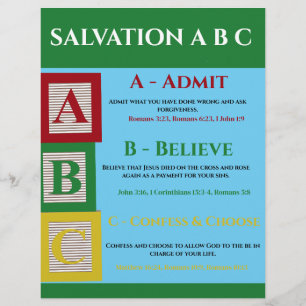 Salvation abc flyer