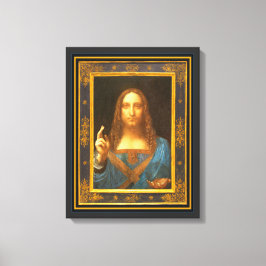 Salvator Mundi 1500 Leonardo da Vinci Canvas Print Leinwanddruck