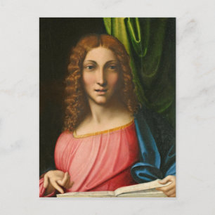 Salvator Mundi, 1515 (Öl auf Tafel) Postkarte