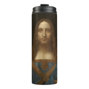 Salvator Mundi by Leonardo da Vinci Thermosbecher