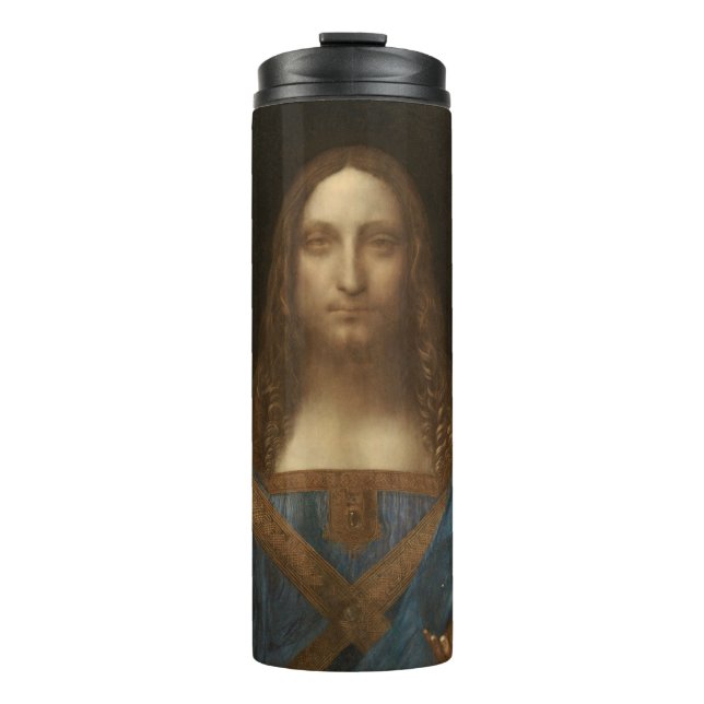 Salvator Mundi by Leonardo da Vinci Thermosbecher (Vorderseite)