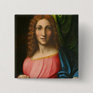 Salvator Mundi, C. 1515 (Öl auf Platte) Button