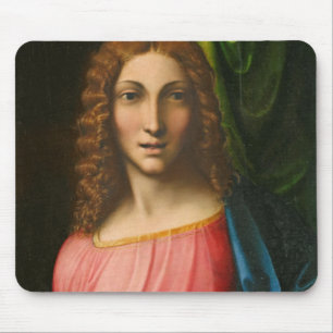 Salvator Mundi, C. 1515 (Öl auf Platte) Mousepad