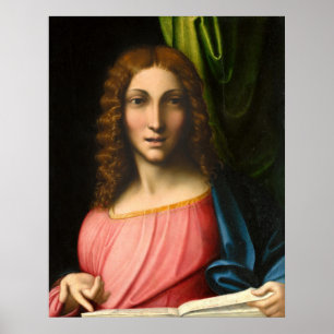 Salvator Mundi - Correggio Kunstgedicht Poster