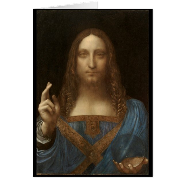 Salvator Mundi durch Leonardo da Vinci circa 1500 (Vorne)