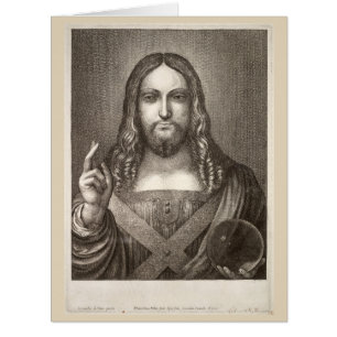Salvator Mundi durch Wenceslaus Hollar nach