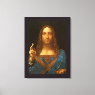 SALVATOR MUNDI FINE ART DRUCKEN LEINWANDDRUCK