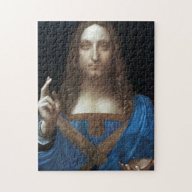 Salvator Mundi, Jesus Christus, Leonardo da Vinci (Vertikal)