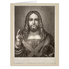 Salvator Mundi par Wenceslaus Hollar après