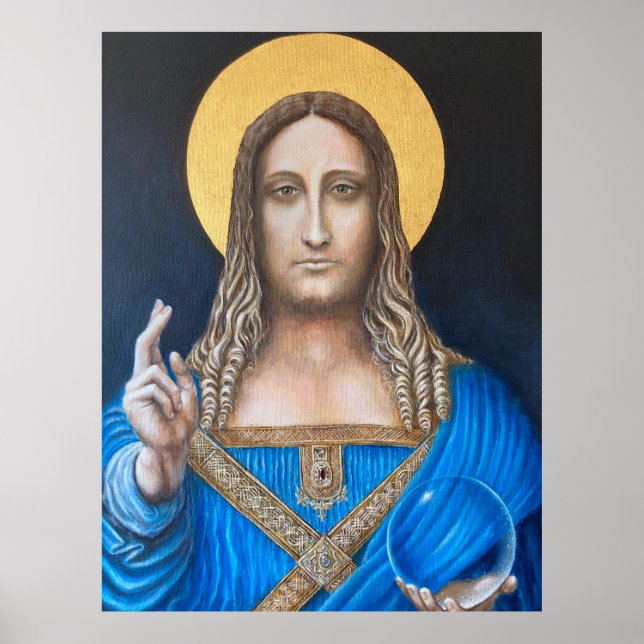 Salvator Mundi Poster (Vorne)