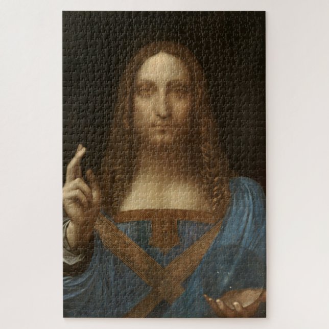 Salvator Mundi (Retter der Welt) (da Vinci) (Vertikal)