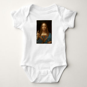 Salvator Mundi (Retter der Welt) (da Vinci) Baby Strampler