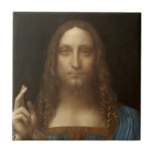 Salvator Mundi von Leonardo da Vinci Fliese